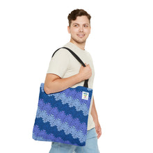 Load image into Gallery viewer, 6-Day Snowflake Blanket Tote by Betty McKnit
