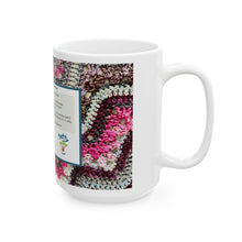 Load image into Gallery viewer, 6-Day Kid Blanket Shorthand Card Ceramic Mug by Betty McKnit (11oz\15oz
