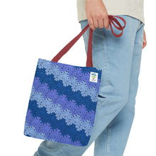 Load image into Gallery viewer, 6-Day Snowflake Blanket Tote by Betty McKnit
