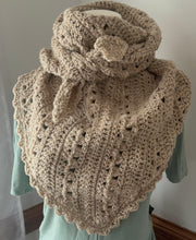 Load image into Gallery viewer, 6-Day Tranquil Trails Scarf- Crochet Pattern by Betty McKnit
