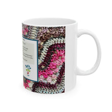 Load image into Gallery viewer, 6-Day Kid Blanket Shorthand Card Ceramic Mug by Betty McKnit (11oz\15oz
