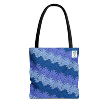 Load image into Gallery viewer, 6-Day Snowflake Blanket Tote by Betty McKnit

