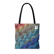 Load image into Gallery viewer, 6-Day Chunky Throw Tote by Betty McKnit - AOP Tote Bag
