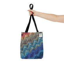 Load image into Gallery viewer, 6-Day Chunky Throw Tote by Betty McKnit - AOP Tote Bag
