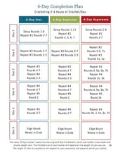 Load image into Gallery viewer, 6-Day Star Blanket Planner - Companion Guide to the 6-Day Star Blanket
