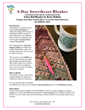 Load image into Gallery viewer, ULTIMATE 6-Day Blanket Bundle - Classic Crochet Patterns by Betty McKnit
