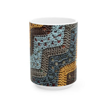 Load image into Gallery viewer, 6-Day Man Blanket Crochet Ceramic Mugs (11oz\15oz)
