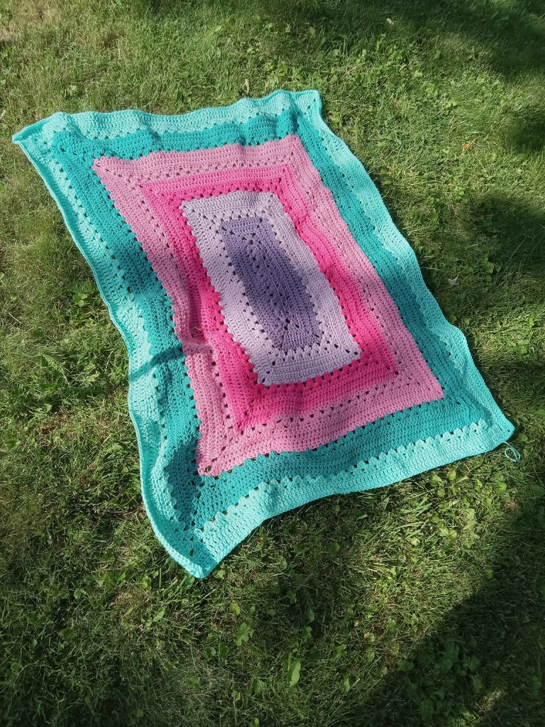 6-Day Great Granddaddy Blanket Crochet Pattern by Betty McKnit