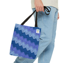 Load image into Gallery viewer, 6-Day Snowflake Blanket Tote by Betty McKnit
