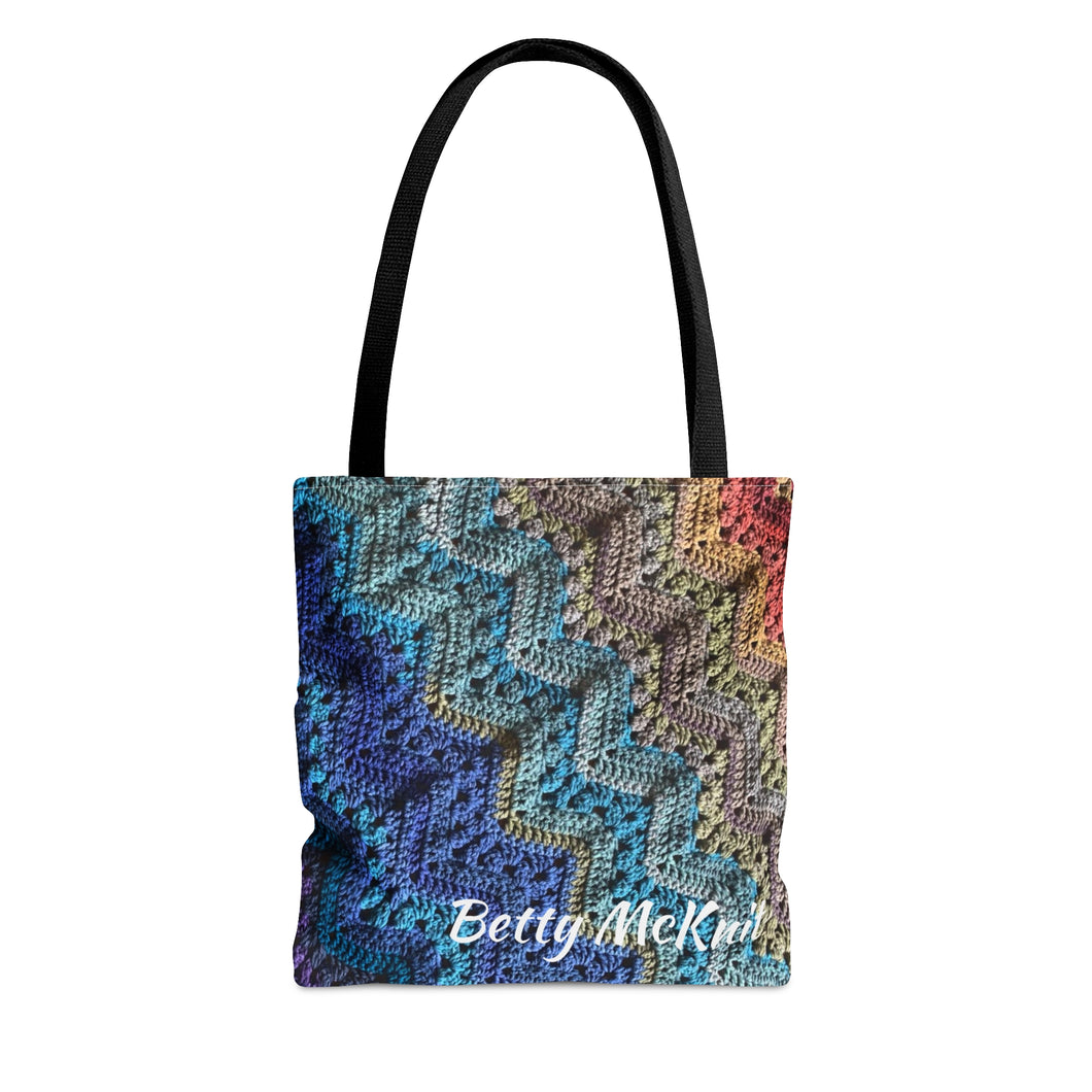 6-Day Chunky Throw Tote by Betty McKnit - AOP Tote Bag