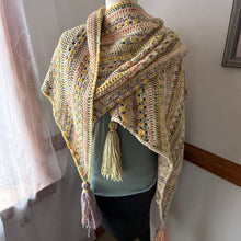 Load image into Gallery viewer, 6-Day Aloka Peace Meditation Wrap - Crochet Pattern Digital Download

