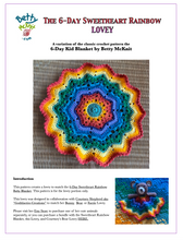 Load image into Gallery viewer, 6-Day Crochet Rainbow-Inspired Bundle - Crochet Patterns by Betty McKnit
