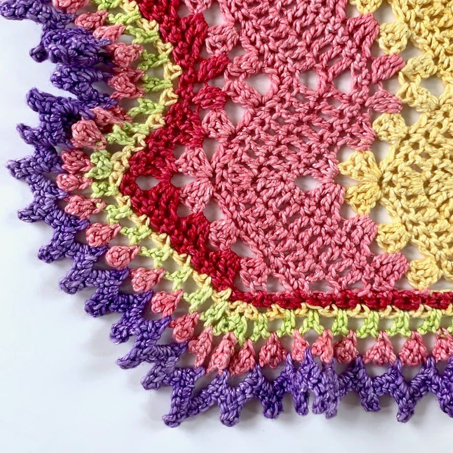 6-Day Baby Girl Blanket - Crochet Pattern by Betty McKnit