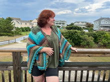 Load image into Gallery viewer, 6-Day Star Shawl Crochet Pattern by Betty McKnit
