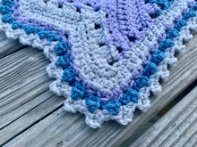 Load image into Gallery viewer, 6-Day Snowflake Blanket Crochet Pattern by Betty McKnit
