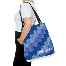 Load image into Gallery viewer, 6-Day Snowflake Blanket Tote by Betty McKnit
