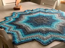 Load image into Gallery viewer, 6-Day Supernova Blanket - Crochet Pattern by Betty McKnit
