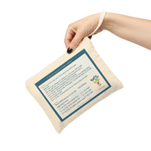 Load image into Gallery viewer, 6-Day Kid Blanket Shorthand Accessory Zipper Pouch
