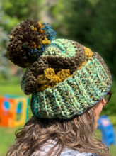 Load image into Gallery viewer, 6-Day Kid Blanket Inspired Hat - Crochet Pattern by Betty McKnit
