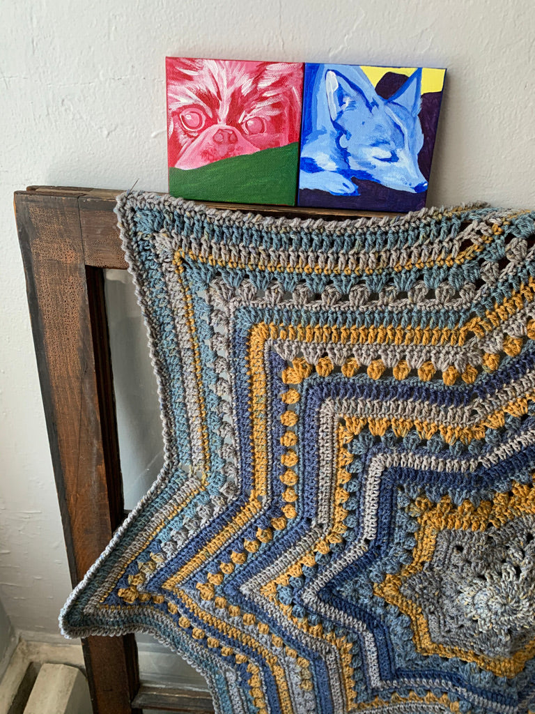 6-Day Star Blanket - Crochet Pattern by Betty McKnit