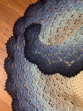 Load image into Gallery viewer, Half Moon Goddess Crochet Shawlette - Crochet Pattern by Betty McKnit
