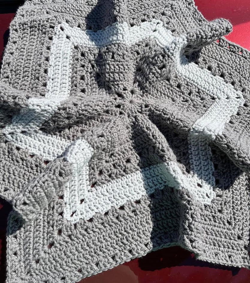 6-Day Hexagon Cardigan Crochet Pattern by Betty McKnit - Main Image