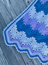 Load image into Gallery viewer, 6-Day Snowflake Blanket Crochet Pattern by Betty McKnit
