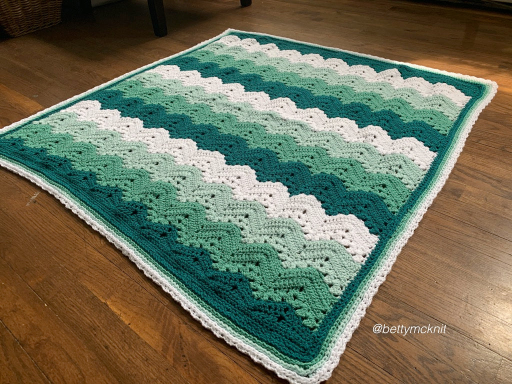 6-Day Viral Kid Blanket - Crochet Pattern