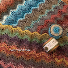 Load image into Gallery viewer, 6-Day Boom Blanket - Crochet Pattern by Betty McKnit
