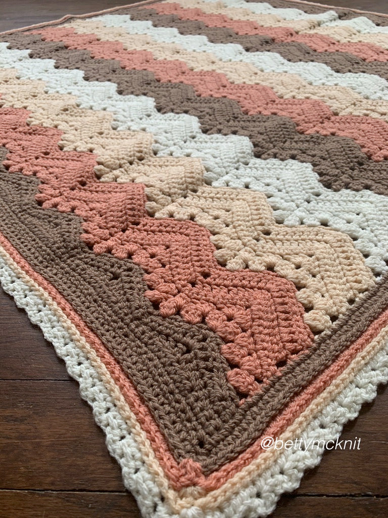 6-Day Viral Kid Blanket - Crochet Pattern WITH GRAPHS