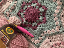 Load image into Gallery viewer, 6-Day Sweetheart Star Blanket Crochet Pattern by Betty McKnit
