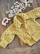 Load image into Gallery viewer, 6-Day Hexagon Cardigan Crochet Pattern by Betty McKnit

