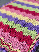 Load image into Gallery viewer, 6-Day Baby Girl Blanket - Crochet Pattern by Betty McKnit
