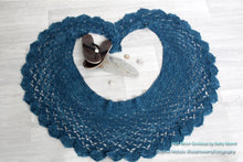 Load image into Gallery viewer, Half Moon Goddess Crochet Shawlette - Crochet Pattern by Betty McKnit
