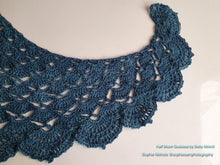 Load image into Gallery viewer, Half Moon Goddess Crochet Shawlette - Crochet Pattern by Betty McKnit
