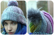 Load image into Gallery viewer, Maiya&#39;s Roommate&#39;s Hat and The Swirly Version Crochet Pattern Bundle by Betty McKnit
