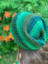 Load image into Gallery viewer, Invisible Woman Hat - Crochet Pattern by Betty McKnit
