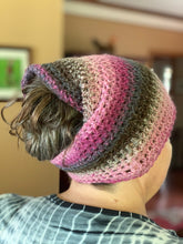 Load image into Gallery viewer, Invisible Woman Hat - Crochet Pattern by Betty McKnit
