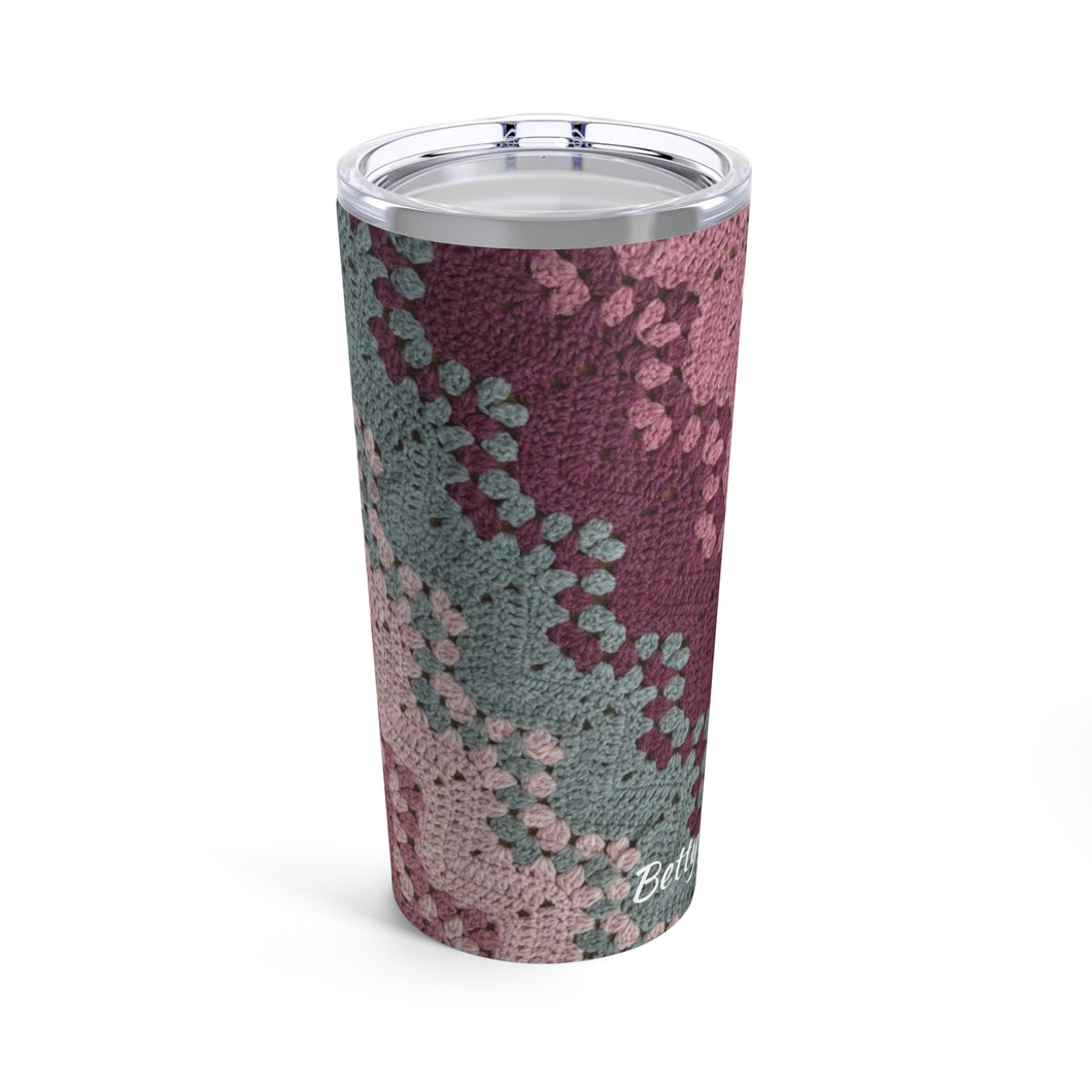 6-Day Sweetheart Blanket Tumbler 20oz - by Betty McKnit